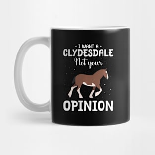 Clydesdale Horse Riding Clydesdale Mug